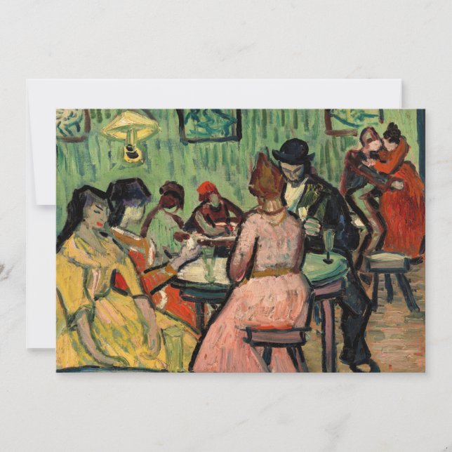 Vincent van Gogh - The Brothel Einladung (Vorderseite)