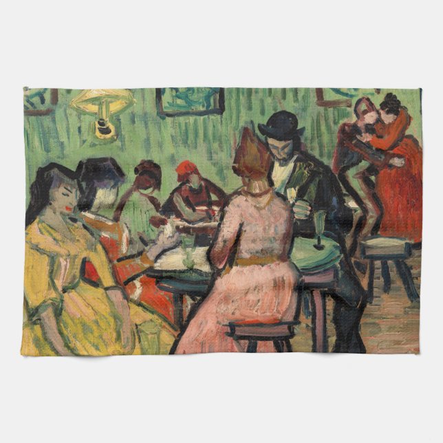Vincent van Gogh - The Brothel Geschirrtuch (Horizontal)
