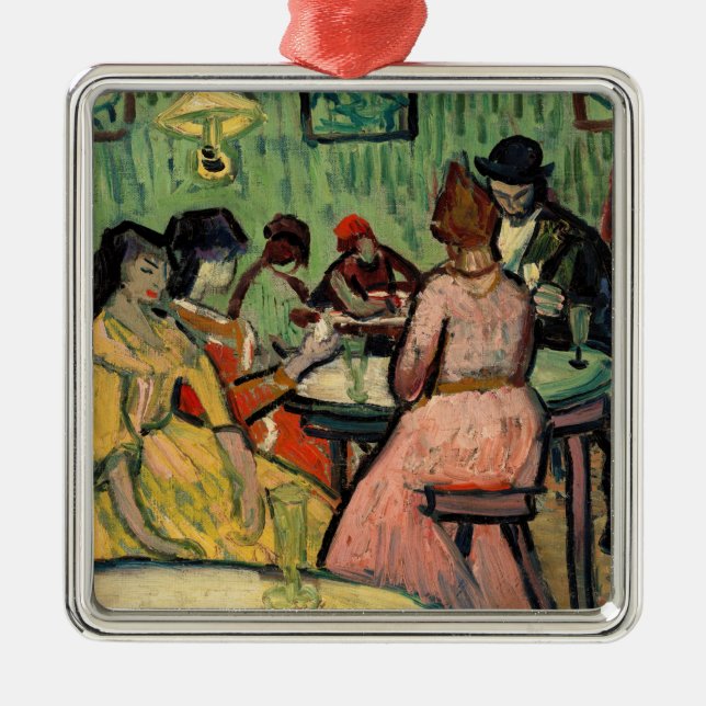 Vincent van Gogh - The Brothel Ornament Aus Metall (Vorne)