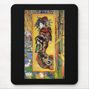 Vincent Van Gogh - The Courtesan - Japanese Geisha Mousepad