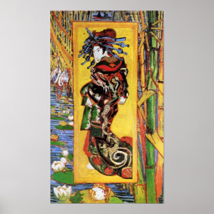 Vincent Van Gogh - The Courtesan - Japanese Geisha Poster
