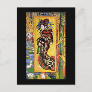 Vincent Van Gogh - The Courtesan - Japanese Geisha Postkarte