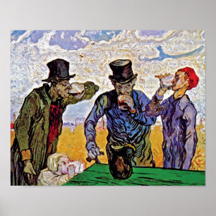Vincent Van Gogh - The Drinkers - Fine Art Poster