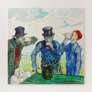 Vincent Van Gogh The Drinkers Fine Art Puzzle
