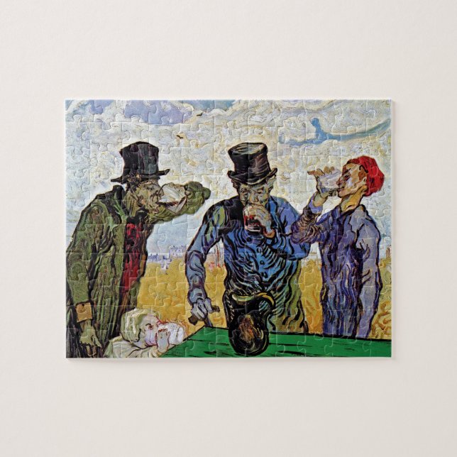 Vincent Van Gogh - The Drinkers - Fine Art Puzzle (Horizontal)
