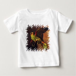 Vincent Van Gogh - The Green Parrot Bird Lover Art Baby T-shirt