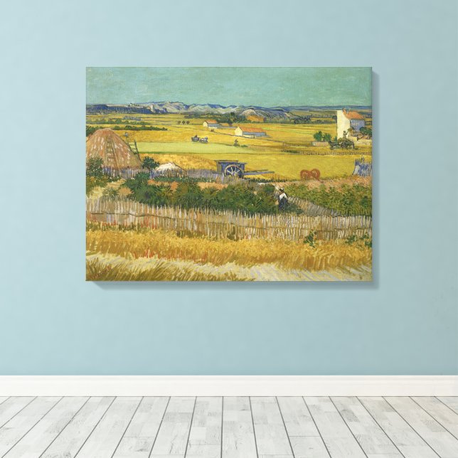 Vincent Van Gogh, The Harvest, De Oogst Leinwanddruck (Insitu (Holzboden))