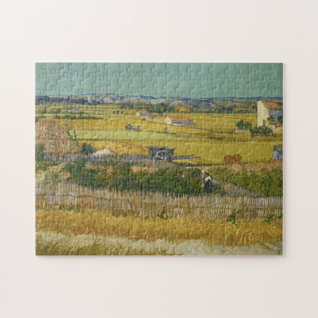 Vincent Van Gogh, The Harvest, De Oogst Puzzle (Horizontal)