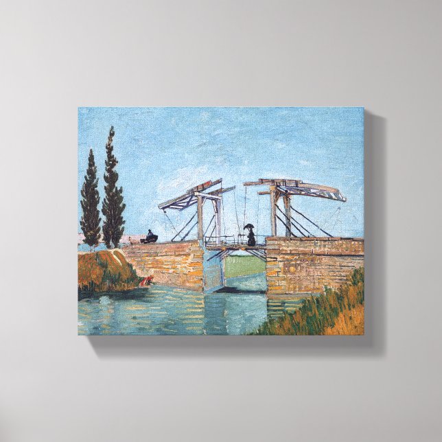 Vincent Van Gogh - The Langlois Bridge at Arles Leinwanddruck (Vorderseite)