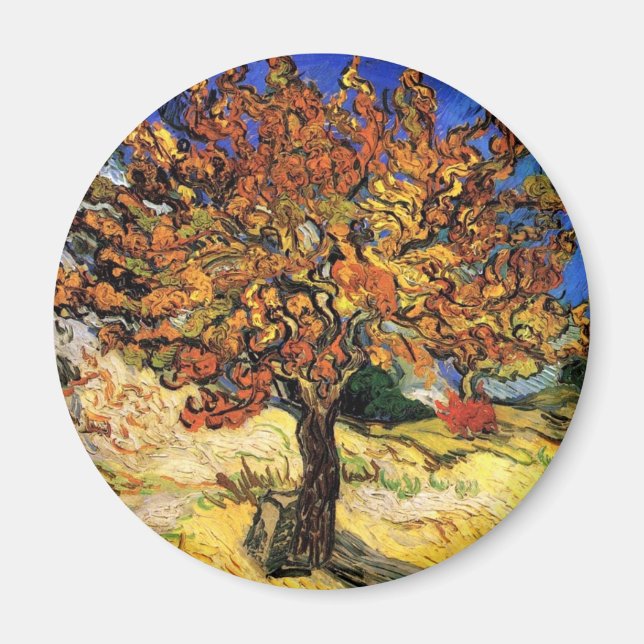 Vincent Van Gogh - The Mulberry Tree Fine Art Magnet (Vorne)