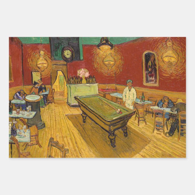Vincent van Gogh - The Night Café Geschenkpapier Set (Vorderseite)