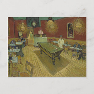Vincent Van Gogh The Night Café Malerei Kunst, Dic Postkarte