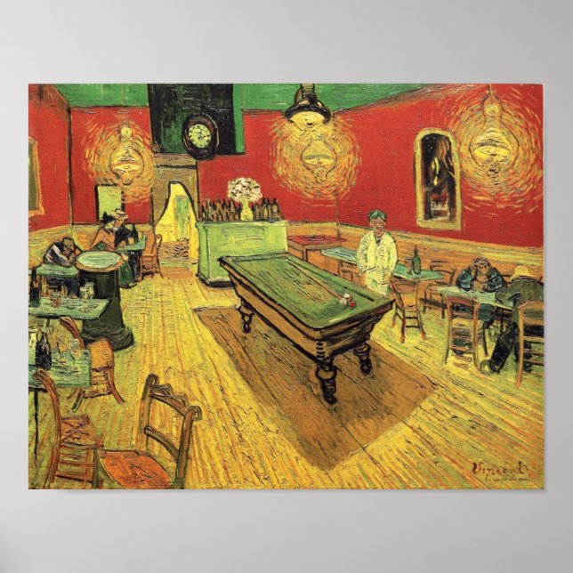 Vincent Van Gogh - The Night Café Poster (Vorne)