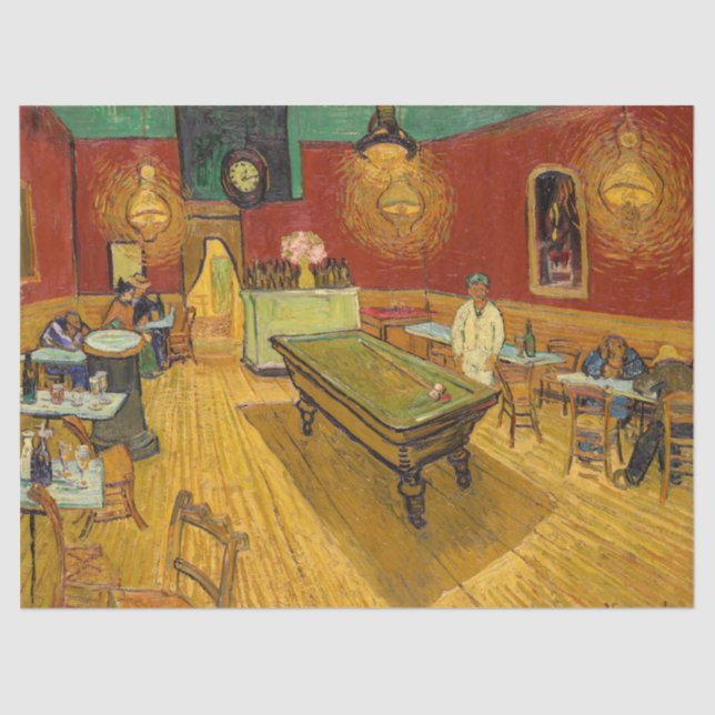 Vincent van Gogh - The Night Café Seidenpapier (Vorderseite)