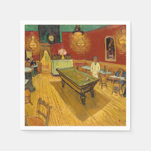 Vincent van Gogh - The Night Café Serviette (Vorderseite)