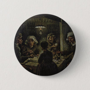 Vincent Van Gogh - The Potato Eaters Button