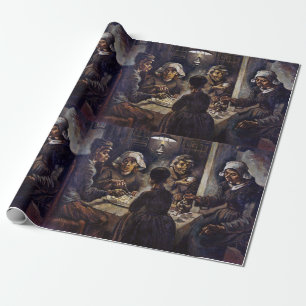 Vincent Van Gogh The Potato Eaters Fine Art Geschenkpapier