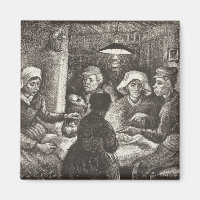 Vincent Van Gogh The Potato Eaters Lithograph