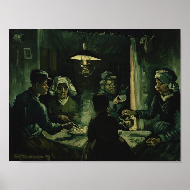 Vincent van Gogh - The Potato Eaters Poster (Vorne)