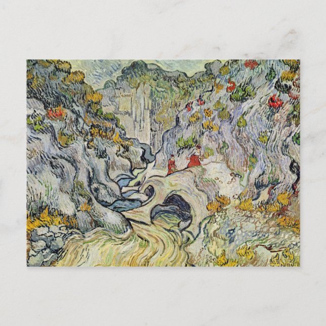 Vincent van Gogh | The ravine of the Peyroulets Postkarte (Vorderseite)