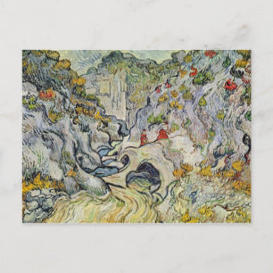 Vincent van Gogh The ravine of the Peyroulets Postkarte