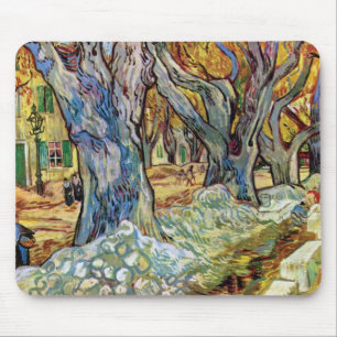 Vincent Van Gogh - The Road Menders - Fine Art Mousepad