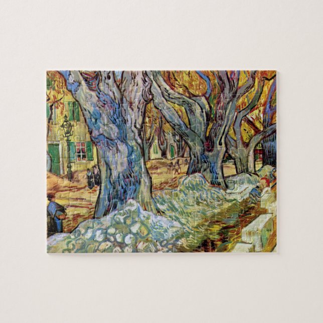 Vincent Van Gogh - The Road Menders - Fine Art Puzzle (Horizontal)