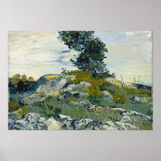 Vincent van Gogh - The Rocks Poster (Vorne)
