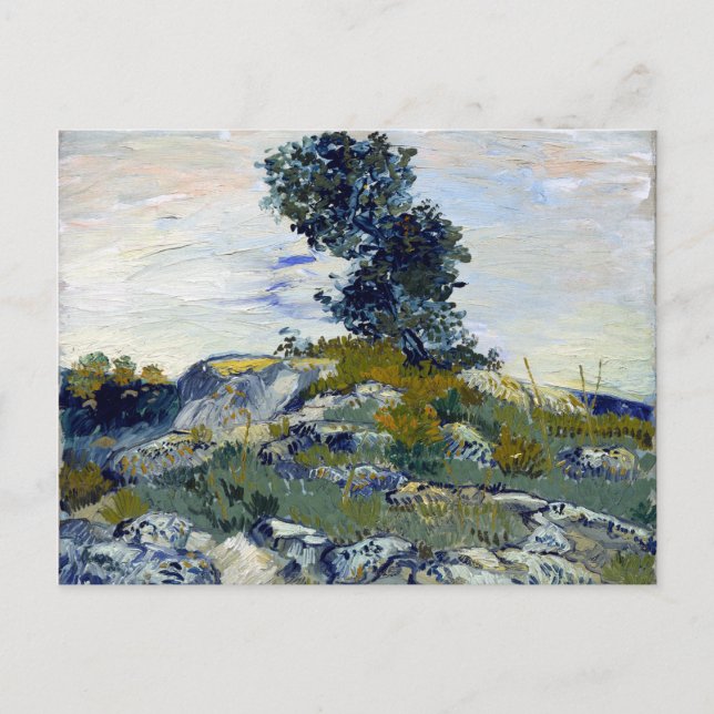 Vincent van Gogh The Rocks Postkarte (Vorderseite)