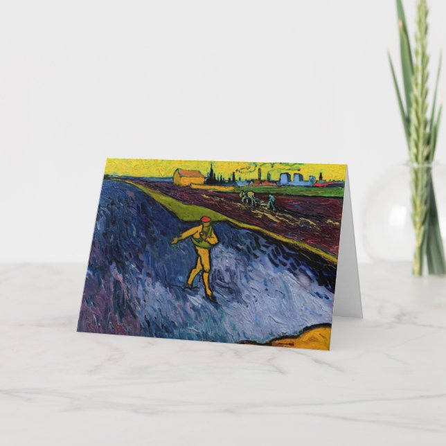 Vincent van Gogh - The Sower: Outskirts of Arles Karte (Vorderseite)