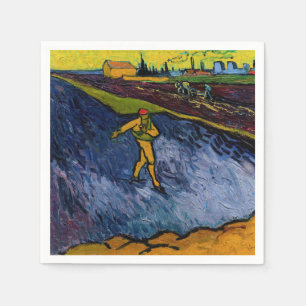 Vincent van Gogh - The Sower: Outskirts of Arles Serviette