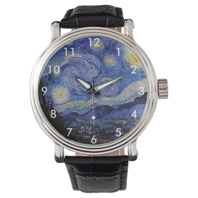 Vincent Van Gogh - The Starry night Armbanduhr (Vorderseite)