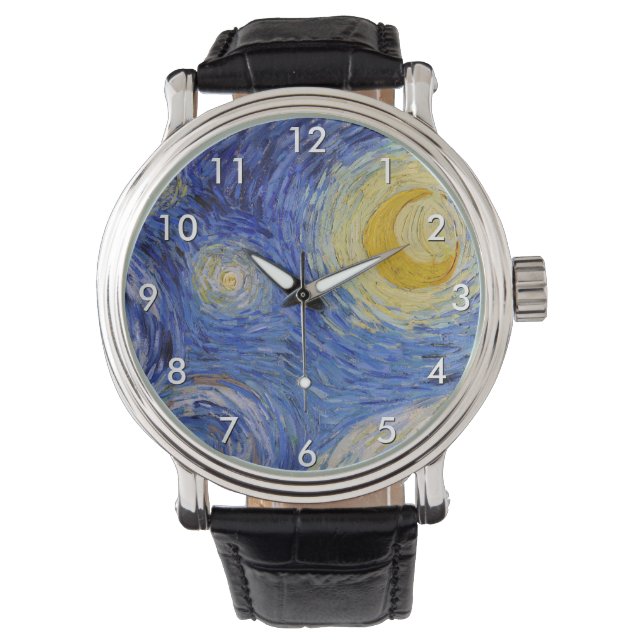 Vincent Van Gogh - The Starry night Armbanduhr (Vorderseite)
