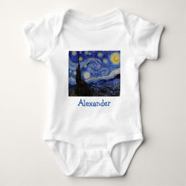 Vincent Van Gogh - The Starry night Baby Strampler
