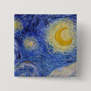 Vincent Van Gogh - The Starry night Button