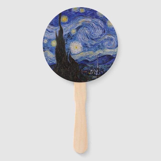 Vincent Van Gogh - The Starry night Fächer (Vorderseite)