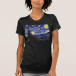 Vincent Van Gogh - The Starry Night Fine Art T-Shirt<br><div class="desc">Vincent Van Gogh's The Starry Night. Das Öl auf Leinwand aus dem Jahr 1889, die Starry Night wurde gemalt, während Van Gogh im Asyl in Saint-Remy, Frankreich, und gilt als eines seiner besten Meisterwerke. Obwohl es sich um eine Nachtszene handelt, wurde es tagsüber bemalt und repräsentiert den Ausblick aus dem...</div>