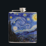 Vincent Van Gogh - The Starry night Flachmann<br><div class="desc">The Starry Night / La nuit etoilee - Vincent Van Gogh im Jahr 1889</div>
