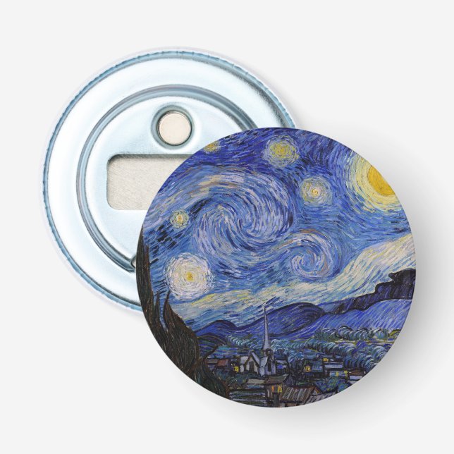 Vincent Van Gogh - The Starry night Flaschenöffner (Vorderseite)