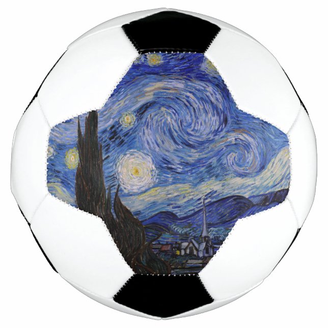 Vincent Van Gogh - The Starry night Fußball (Vorderseite)
