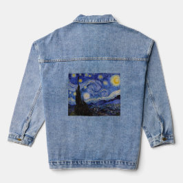 Vincent Van Gogh - The Starry night Jeansjacke
