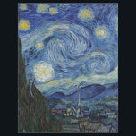 Vincent van Gogh | The Starry Night, Juni 1889<br><div class="desc">VAN GOGH->Post-Impressionist, stars, star, nocturne, landschaft, kirchlicher spire, mond, mondlicht, sky, kosmisch, St, Remy, Provence, französisch, Saint-Remy, Post-Impressionismus, iconic\\The Starry Night,  Juni 1889 (Öl auf Leinwand),  Gogh,  Vincent van 1853-90) / Museum of Modern Art,  New York,  USA / The Bridgeman Art Library | Image Collection number: XOS702746</div>