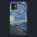 Vincent van Gogh | The Starry Night, Juni 1889 iPhone 11 Hülle<br><div class="desc">VAN GOGH->Post-Impressionist, stars, star, nocturne, landschaft, kirchlicher spire, mond, mondlicht, sky, kosmisch, St, Remy, Provence, französisch, Saint-Remy, Post-Impressionismus, iconic\\The Starry Night,  Juni 1889 (Öl auf Leinwand),  Gogh,  Vincent van 1853-90) / Museum of Modern Art,  New York,  USA / The Bridgeman Art Library | Bildauflistungsnummer: XOS702746</div>