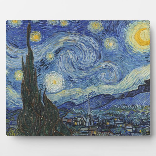 Vincent van Gogh | The Starry Night, Juni 1889 Fotoplatte (Vorderseite)