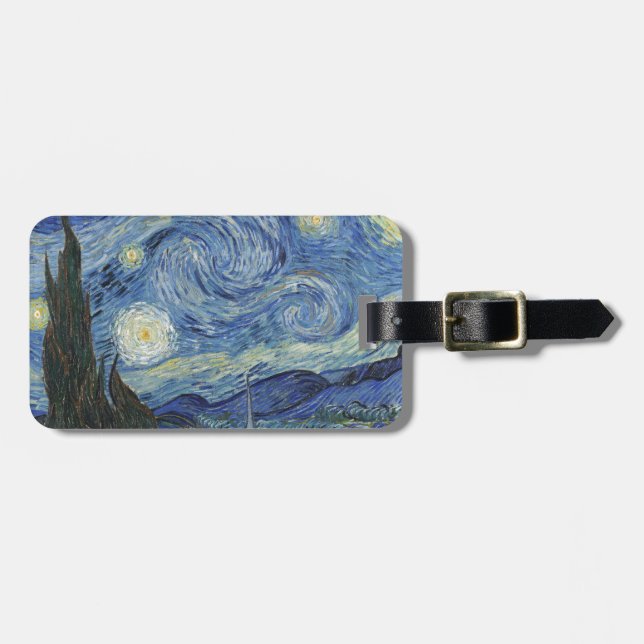 Vincent van Gogh| The Starry Night, Juni 1889 Gepäckanhänger (Vorderseite horizontal)