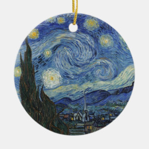 Vincent van Gogh  The Starry Night, Juni 1889 Keramikornament