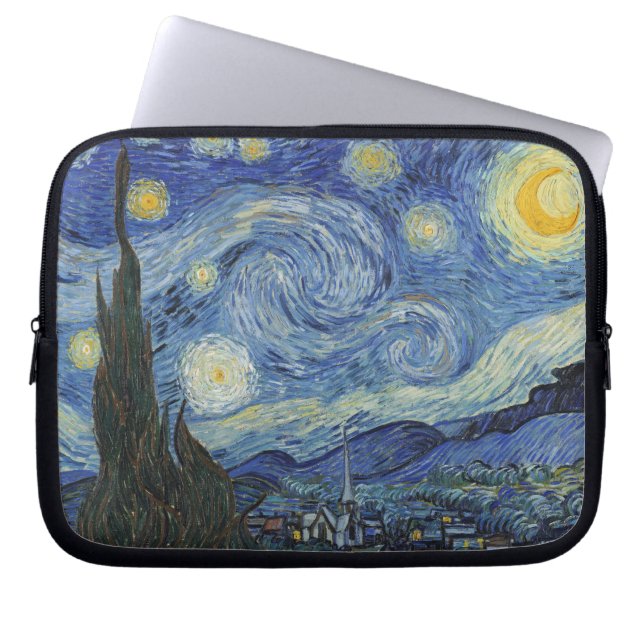 Vincent van Gogh | The Starry Night, Juni 1889 Laptopschutzhülle (Vorderseite)