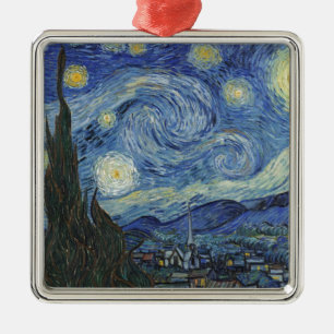 Vincent van Gogh  The Starry Night, Juni 1889 Ornament Aus Metall