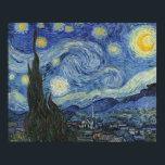 Vincent van Gogh | The Starry Night, Juni 1889 Poster<br><div class="desc">The Starry Night,  June 1889 (Oil on Leinwand),  Gogh,  Vincent van (1853-1990) / Museum of Modern Art,  New York,  USA / The Bridgeman Art Library | Image Collection number: XOS702746</div>