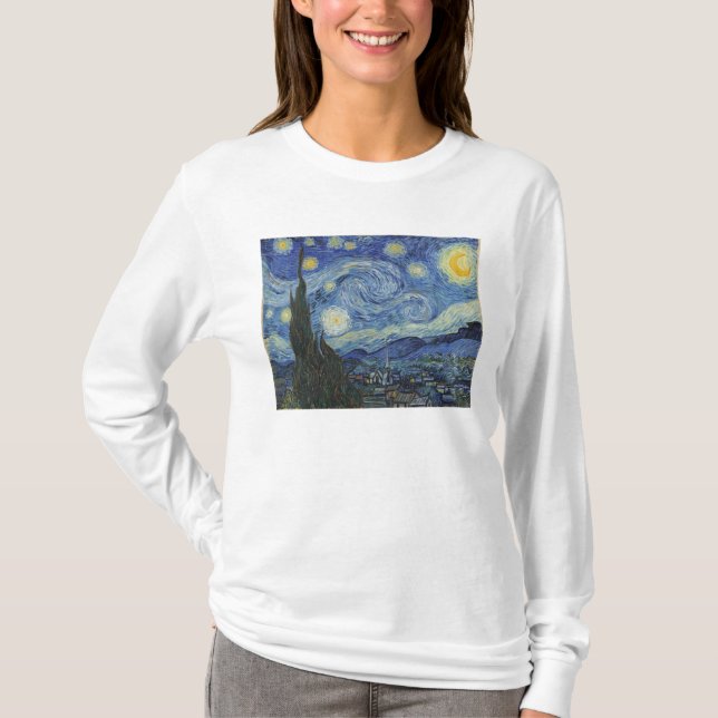 Vincent van Gogh | The Starry Night, Juni 1889 T-Shirt (Vorderseite)
